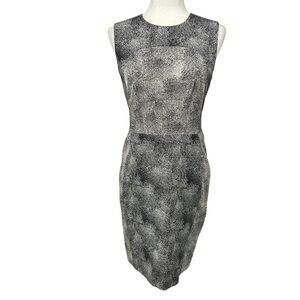 Diane von Furstenberg Admiral Natural Dot Texture Eden Dress $398 Women’s 8